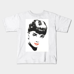 Pop Art Audrey Kids T-Shirt